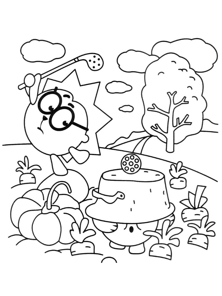 Розмальовки змішувач Їжачок - Розмальовки з мультфільмів 