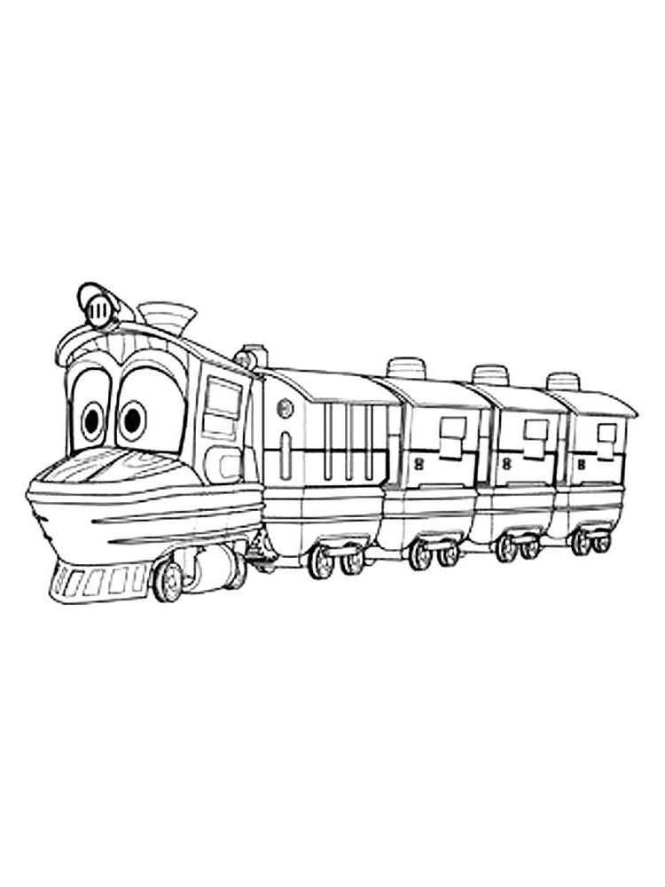 Розмальовки Роботи поїзда - Розмальовки з мультфільмів 