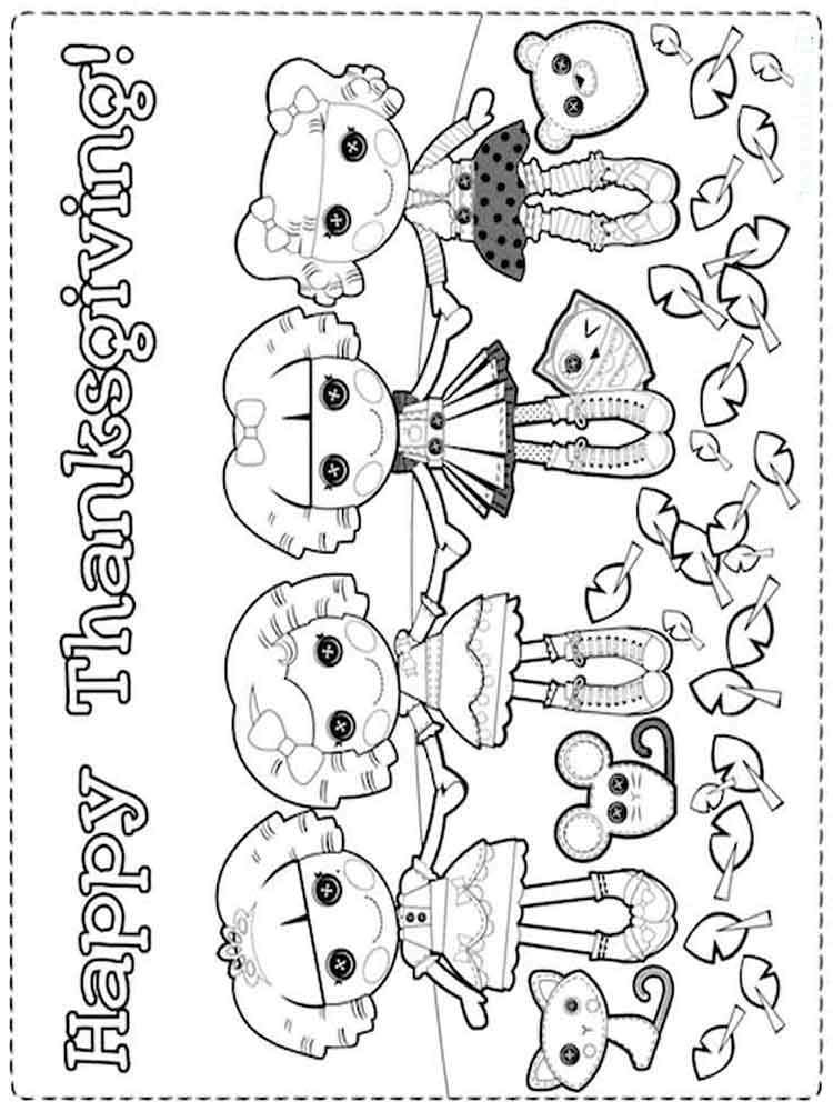 Розмальовки Лалалупси - Розмальовки для дівчаток 