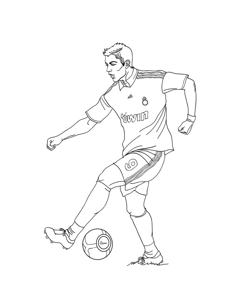 Розмальовка Футбол - Різні розмальовки 