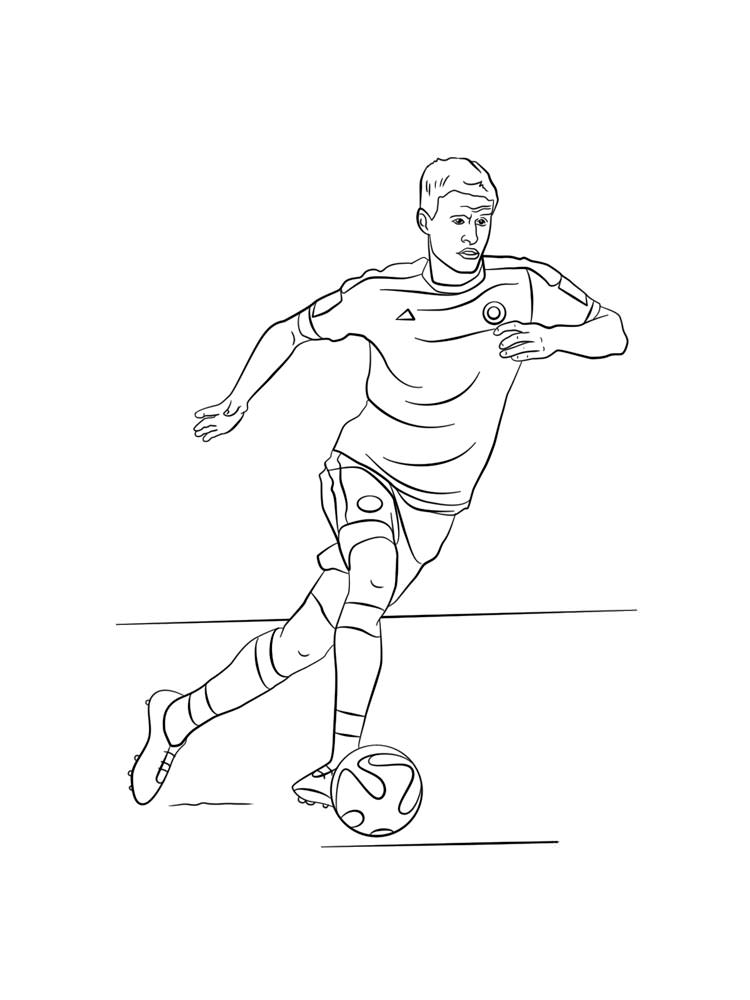 Розмальовка Футбол - Різні розмальовки 