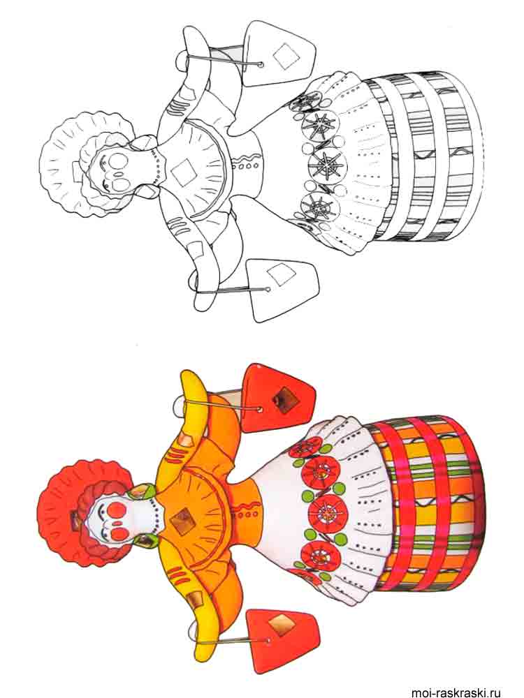 Розмальовка Димківська іграшка - Різні розмальовки 
