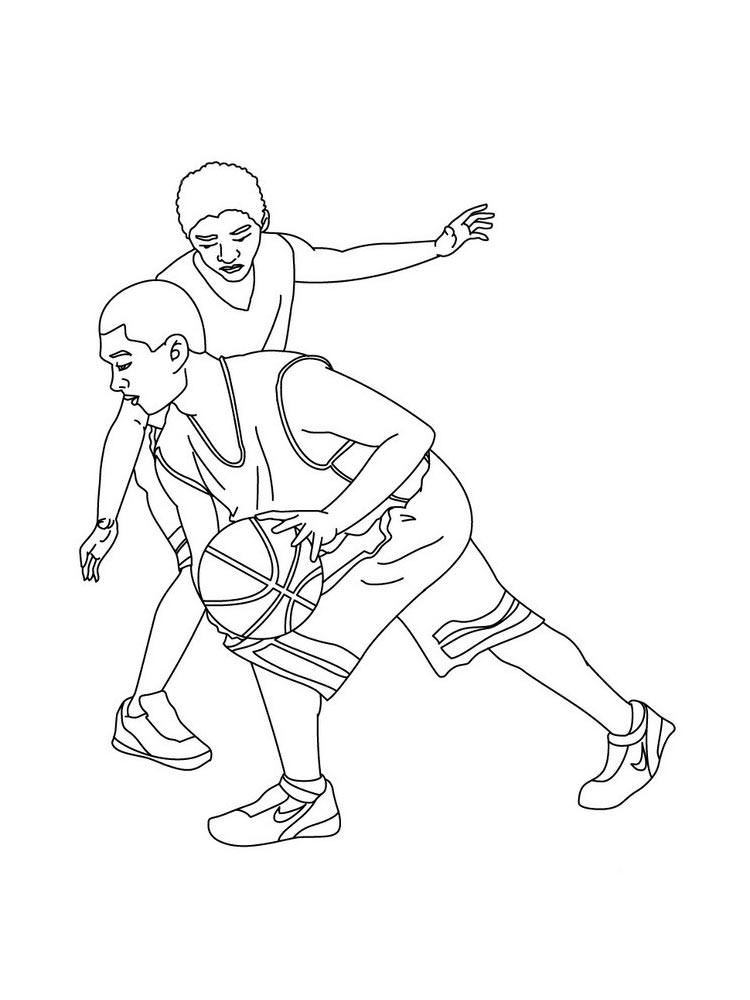Розмальовки Баскетбол - Різні розмальовки 