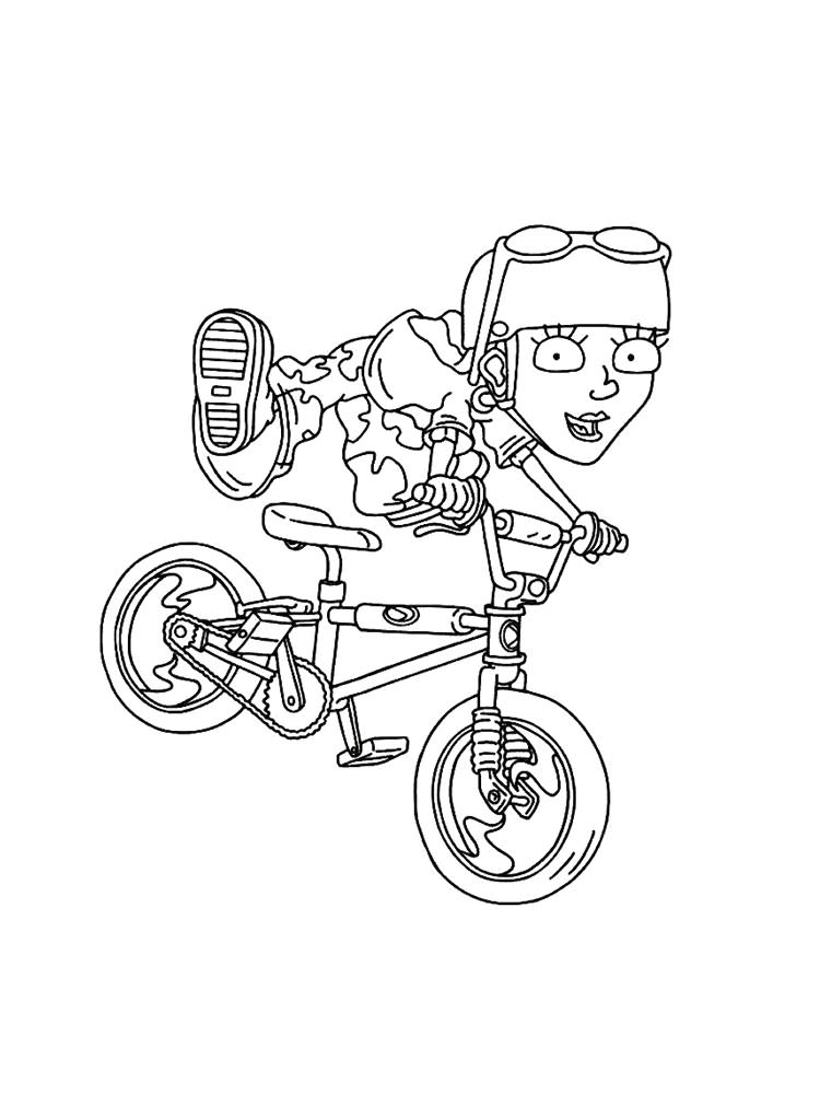 Розмальовки BMX - Розмальовки для хлопчиків 