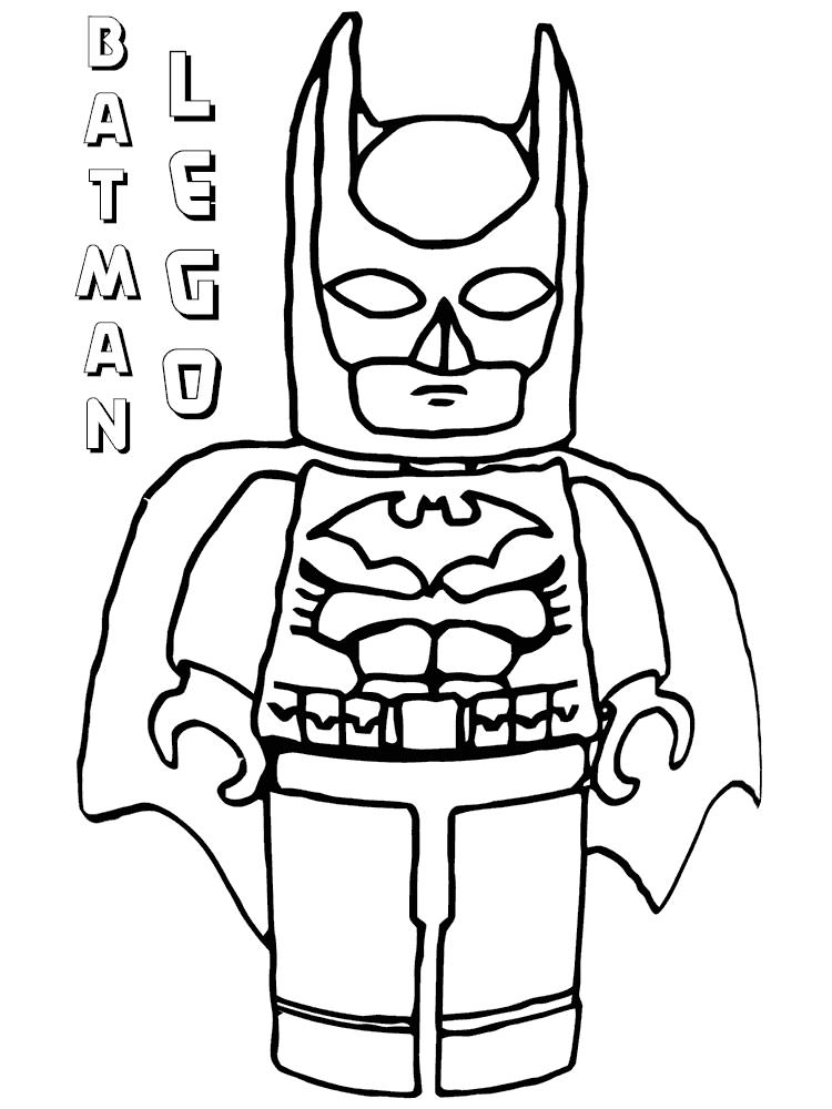 Розмальовки Лего Бетмен - Розмальовки для хлопчиків 