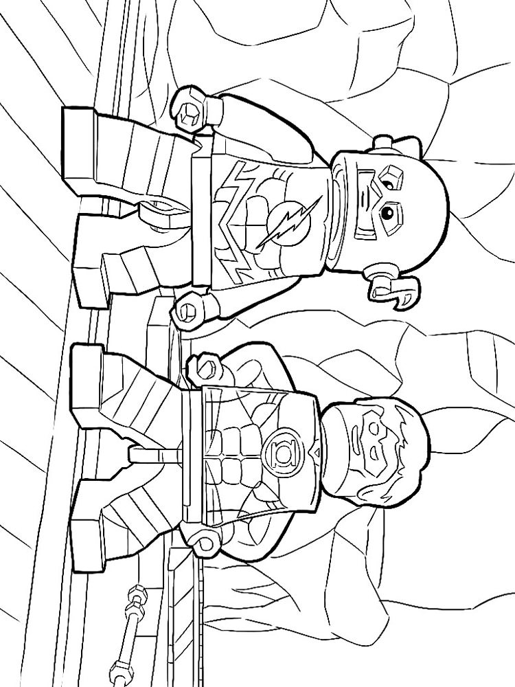 Розмальовки Лего Месники - Розмальовки для хлопчиків 