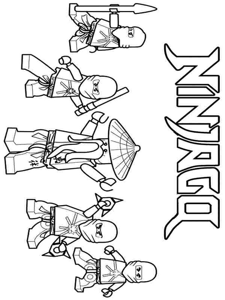 Розмальовки Лего Ніндзяго - Розмальовки для хлопчиків 