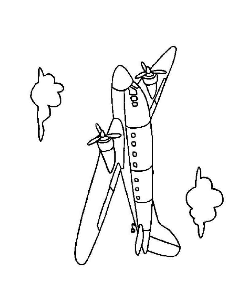 Розмальовки Літаки - Розмальовки для хлопчиків 